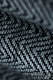 Baby Wrap, chevron weave (100% linen) - ARROW - WAVE - size XS #babywearing