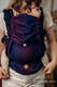 Porte-bébé LennyUpGrade, taille standard, jacquard, 100% coton - WILD WINE - BOUQUET #babywearing