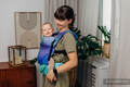 LennyLight Carrier, Standard Size, jacquard weave 100% cotton - PEACOCK’S TAIL - FANTASY #babywearing