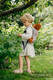 Puppentragehilfe, hergestellt vom gewebten Stoff (100% Baumwolle) - WILD WINE - VINEYARD #babywearing