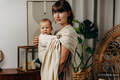 Ring Sling, Herringbone Weave (100% cotton) - with gathered shoulder - LITTLE HERRINGBONE LUCE - standard 1.8m #babywearing