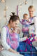 Żakardowa chusta do noszenia dzieci, bawełna - Zimowy Zachwyt - rozmiar M #babywearing