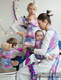 Żakardowa chusta do noszenia dzieci, bawełna - Zimowy Zachwyt - rozmiar M #babywearing
