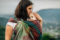 Ring Sling, Jacquard Weave (100% cotton), with gathered shoulder - RAINFOREST - DIVERSE - standard 1.8m #babywearing