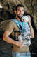 LennyLight Tragehilfe, Größe Standard, Jacquardwebung, 100% Baumwolle - JURASSIC PARK - FOSSIL #babywearing