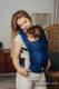 My First Baby Carrier - LennyLight, Standard Size, herringbone weave 100% cotton - COBALT #babywearing