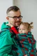LennyPreschool Carrier, Preschool Size, jacquard weave (74% merino wool, 26% combed cotton) - EXPERIMENT no. 28 #babywearing