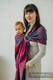 Ring Sling, Jacquard Weave (45% tussah silk, 32% combed cotton, 16% merino wool, 5% silk, 2% cashmere) with gathered shoulder - EXPERIMENT no. 29 - standard 1.8m #babywearing