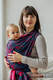 Écharpe, jacquard (45% soie tussah, 32% coton peigné, 16% laine mérinos, 5% soie, 2% cachemire) - EXPERIMENT no. 29 - size S #babywearing