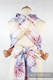 Nosidełko dla dzieci MEI-TAI MINI, bawełna, splot żakardowy, z kapturkiem, Zimowe Marzenie (Rewers) #babywearing