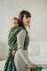 Écharpe, jacquard (38% soie tussah, 34% bourrette de soie, 28% coton peigné) - EXPERIMENT no. 30 - size M #babywearing