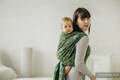 Baby Wrap, Jacquard Weave, (38% tussah silk, 34% noil silk, 28% combed cotton) - EXPERIMENT no. 30 - size M #babywearing