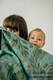 Écharpe, jacquard (38% soie tussah, 34% bourrette de soie, 28% coton peigné) - EXPERIMENT no. 30 - size M #babywearing