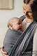 Écharpe de la gamme de base - HOWLITE, sergé brisé, 100 % coton, taille XS (seconda scelta) #babywearing