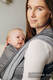 Écharpe de la gamme de base - HOWLITE, sergé brisé, 100 % coton, taille XS (seconda scelta) #babywearing