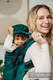 LennyPreschool Carrier, Preschool Size, herringbone weave 100% cotton - EMERALD #babywearing