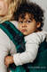 LennyPreschool Carrier, Preschool Size, herringbone weave 100% cotton - EMERALD #babywearing