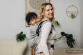 LennyPreschool Tragehilfe, Größe Preschool, Fischgrätmuster, 100% Baumwolle - BASIC LINE LITTLE HERRINGBONE GREY #babywearing