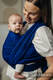 Écharpe de la gamme de base - COBALT, tissage herringbone, 100 % coton, taille S #babywearing