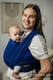 Baby Sling - COBALT, Herringbone Weave, 100% cotton, size L #babywearing