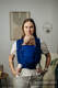 Baby Sling - COBALT, Herringbone Weave, 100% cotton, size L #babywearing