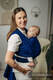 Baby Sling - COBALT, Herringbone Weave, 100% cotton, size L #babywearing