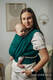 Baby Sling - EMERALD, Herringbone Weave, 100% cotton, size M #babywearing