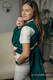 Fular Línea Básica - EMERALD, tejido de espiga, 100% algodón, talla S (grado B) #babywearing