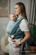 My First Baby Sling, Herringbone Weave (100% cotton) - LITTLE HERRINGBONE BABY MINT - size L #babywearing