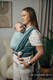 Fular Línea Básica, tejido Herringbone (100% algodón) - LITTLE HERRINGBONE BABY MINT - talla S (grado B) #babywearing