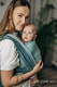 My First Baby Sling, Herringbone Weave (100% cotton) - LITTLE HERRINGBONE BABY MINT - size XL #babywearing