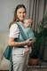 My First Baby Sling, Herringbone Weave (100% cotton) - LITTLE HERRINGBONE BABY MINT - size L #babywearing