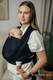 Baby Sling, Herringbone Weave (100% cotton) - LITTLE HERRINGBONE EBONY BLACK - size XS (grade B) #babywearing