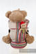 Nosidełko dla lalek z tkaniny chustowej, 100% bawełna - PIASKOWA DOLINA #babywearing
