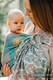 Fascia ad anelli, tessitura Jacquard (100% cotone), spalla aperta - TANGLED - PLAIT - taglia standard 1.8m #babywearing