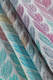 Baby sling for babies with low birthweight, Jacquard Weave, 100% cotton - TANGLED - PLAIT  - size XL #babywearing
