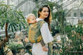 Żakardowa chusta do noszenia dzieci, 100% bawełna - RAINFOREST - SELVA - rozmiar XS #babywearing