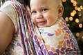 Baby Wrap, Jacquard Weave (100% cotton) - COLORS OF LIFE - size XL #babywearing
