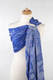 Ringsling, Jacquard Weave (100% cotton) - Bubo Owls Blue & White - long 2.1m #babywearing