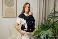 LennyHybrid - porta-bebé de meia fivela, Tamanho Padrão, LITTLE HERRINGBONE - EBONY BLACK  #babywearing