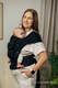 LennyHybrid - porta-bebé de meia fivela, Tamanho Padrão, LITTLE HERRINGBONE - EBONY BLACK  #babywearing