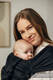 LennyHybrid - porta-bebé de meia fivela, Tamanho Padrão, LITTLE HERRINGBONE - EBONY BLACK  #babywearing