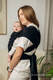 LennyHybrid - porta-bebé de meia fivela, Tamanho Padrão, LITTLE HERRINGBONE - EBONY BLACK  #babywearing