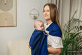 Sling de argolas, Tamanho Padrão 1,8m, LITTLE HERRINGBONE - COBALT  #babywearing