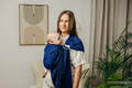 Sling de argolas, Tamanho Padrão 1,8m, LITTLE HERRINGBONE - COBALT  #babywearing