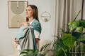 Sling de argolas, Tamanho Padrão 1,8m, LITTLE HERRINGBONE - BABY MINT  #babywearing