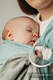 Sling de argolas, Tamanho Padrão 1,8m, LITTLE HERRINGBONE - BABY MINT  #babywearing