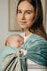 Sling de argolas, Tamanho Padrão 1,8m, LITTLE HERRINGBONE - BABY MINT  #babywearing