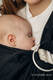 Sling de argolas, Tamanho Padrão 1,8m, LITTLE HERRINGBONE - EBONY BLACK  #babywearing