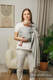 Sling de argolas, Tamanho Padrão 1,8m, LITTLE HERRINGBONE - GREY  #babywearing